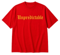 Erkek Baskılı T-Shirt Kısa Kol Bisiklet Yaka Regular Fit Rahat Kalıp Günlük Tişört - Kırmızı