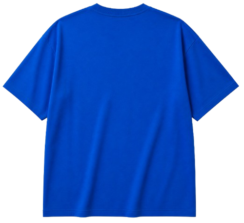 Erkek Baskılı T-Shirt Kısa Kol Bisiklet Yaka Regular Fit Rahat Kalıp Günlük Tişört - Saks Mavisi