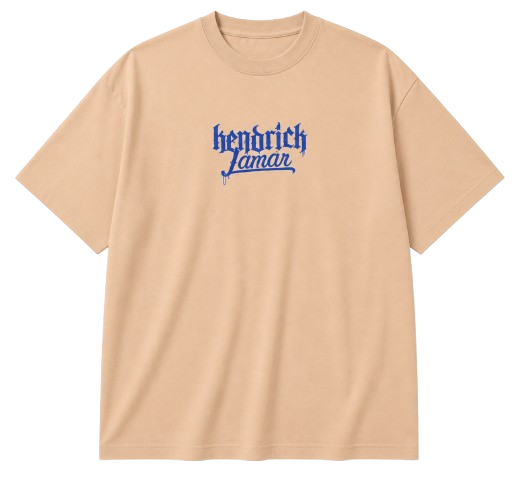 Erkek Baskılı T-Shirt Kısa Kol Bisiklet Yaka Regular Fit Rahat Kalıp Günlük Tişört - Bej